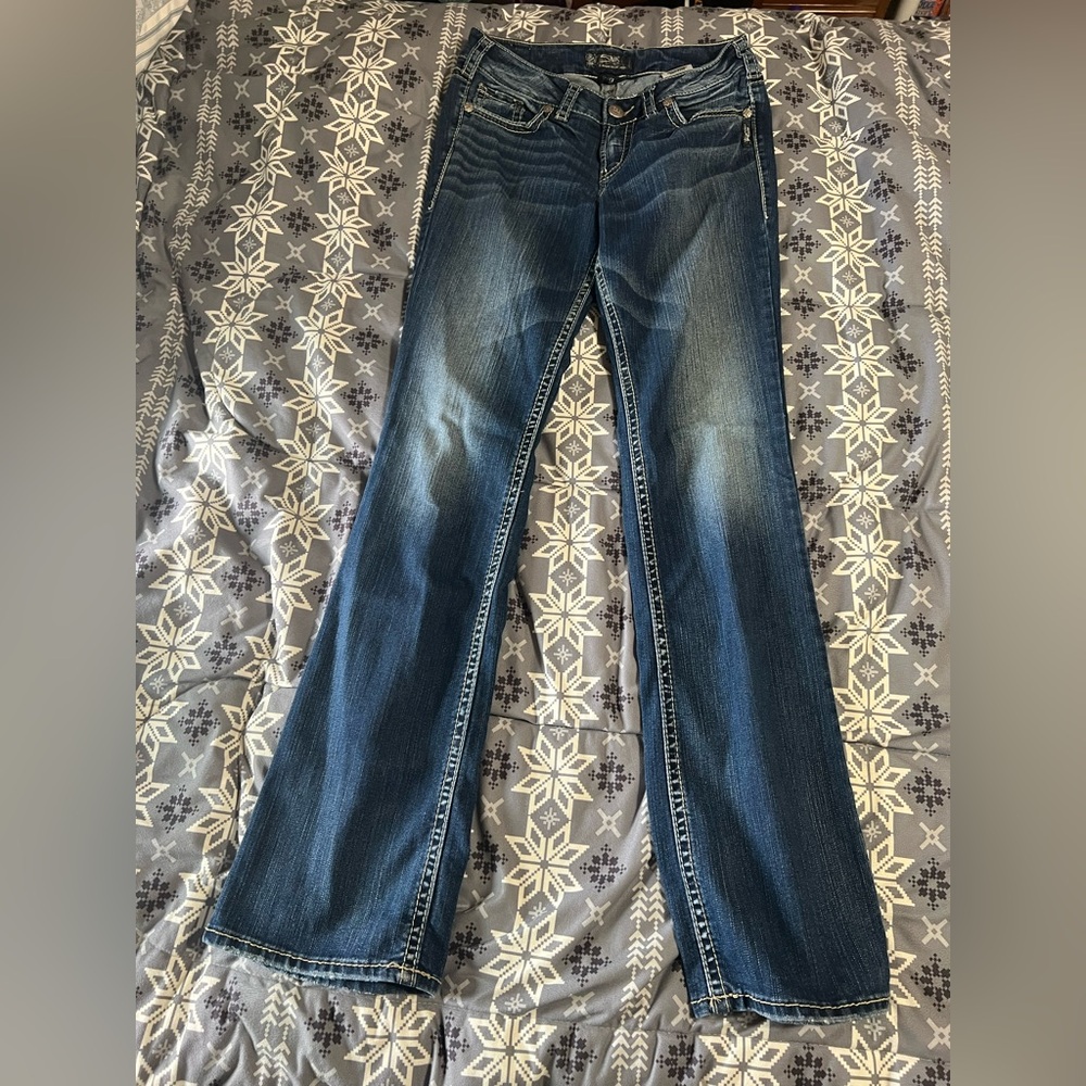 Silver Jeans Women's Boot Cut in Deep Blue